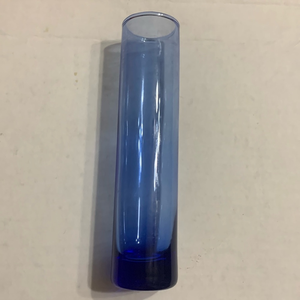Libbey Cobalt Blue Slender Bud Vase 7 1/2 inch